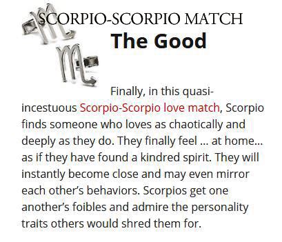 Although scorpio is understanding, she can also be confused that means when cancer gets offended or hurt they may become angry or aggressive. 10 Quotes about SCORPIO-SCORPIO Relationships | Scorpio Quotes