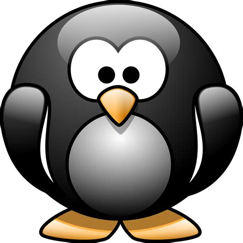 Clipart - Cartoon penguin 1 png image