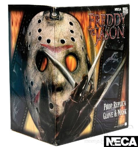 Neca Freddy Vs Jason Mask And Glove Replica Set Production Sample Rare