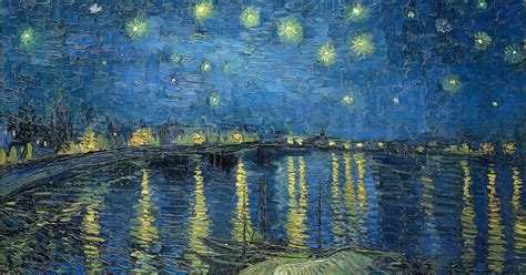Vincent Van Gogh Starry Night Over The Rhone 1888 Musée Dorsay