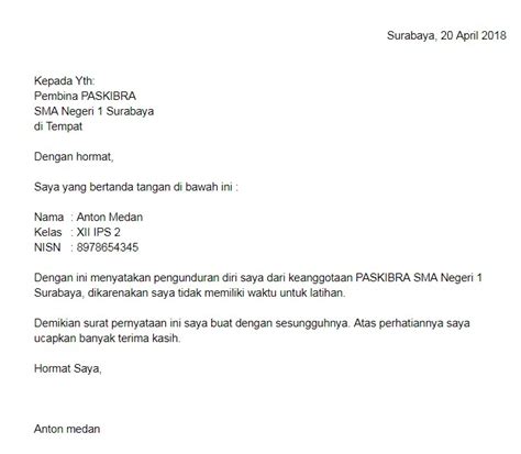 Surat lamaran kerja untuk posisi di tim accounting. Surat Resign Dari Kampus : 10 Surat Keluar Pdf - Kumpulan ...