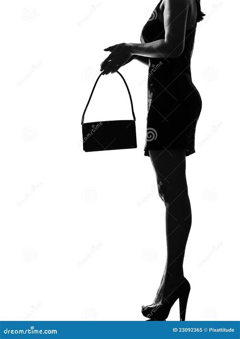 Stylish Silhouette Woman Legs Royalty Free Stock Photo Image 23092365