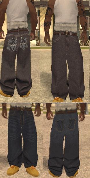 Gta San Andreas Five Jeans Textures Mod