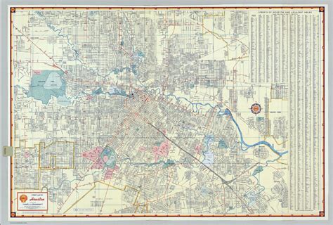 Houston Street Map Street Map Of Houston Texas Usa