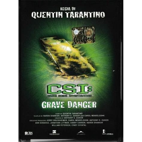 Dvd Csi Grave Danger Editoriale Ebay