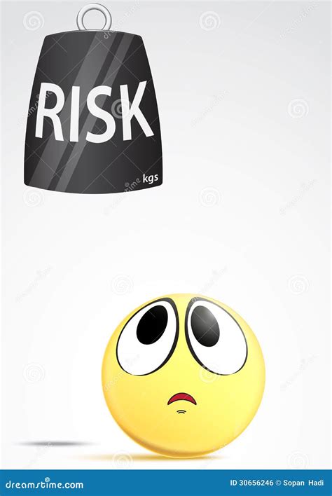 Risk Business Concept Emoticon Royalty Free Stock Image Image 30656246