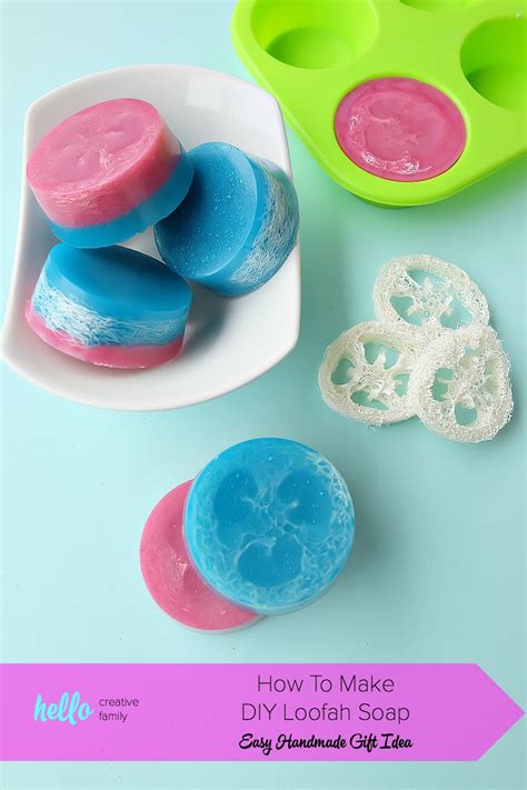 Making soap is a practical and creative diy project. How To Make DIY Loofah Soap- Easy Handmade Gift Idea
