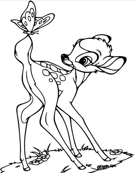 Dibujos Disney Para Colorear Bambi Para Pintar Images And Photos Finder