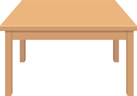 Wooden Table Clipart Design Illustration 9399831 Png