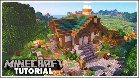 Minecraft kitchen cottagecore, tutorial, step by step. How to Build a Small House in Minecraft Tutorial - YouTube