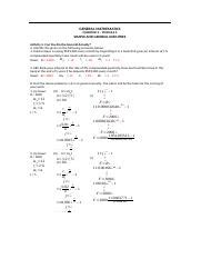 Genmath Q Module Docx General Mathematics Quarter Module