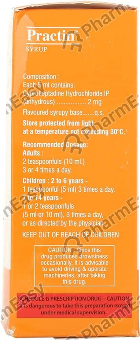 Buy Practin 2 Mg5ml Syrup 200 Online At Flat 15 Off Pharmeasy