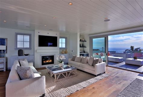 Coastal Modern Luxury Living Room With Ocean View Luxury Living Room