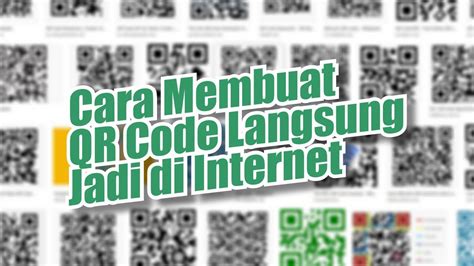 Anda ingin membuat qr code dengan bentuk yang menyerupai logo brand anda sendiri? Cara Membuat QR Code Langsung Jadi di Internet - Tribun Video