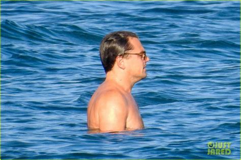 Leonardo Dicaprio Goes Shirtless For A Swim In Malibu Photo