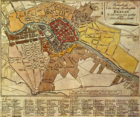Ein stadtplan offenbart auch den berlinern ausflugsmöglichkeiten oder alternative routen und offeriert ganz neue, unvertraute blicke auf die stadt. » Geschichte Berlins