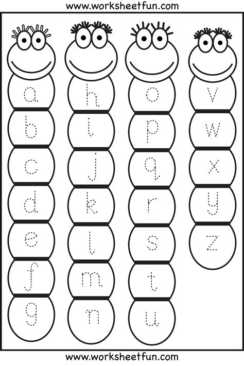 Alphabet Tracing Printables Free