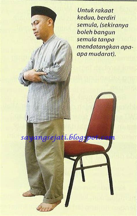 Dalam hal ini, ia tidak berdosa. Kasih Sejati: Orang Sakit - cara solat duduk atas kerusi