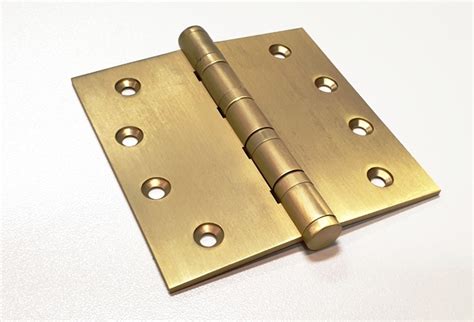 Brushed Brass Heavy Duty Butt Hinges In Various Sizes Lock And Handle