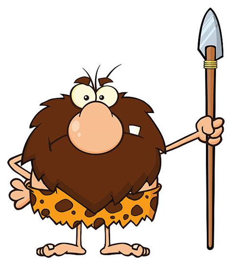 Best Drawing Of The Caveman Character Illustrations Royalty Free