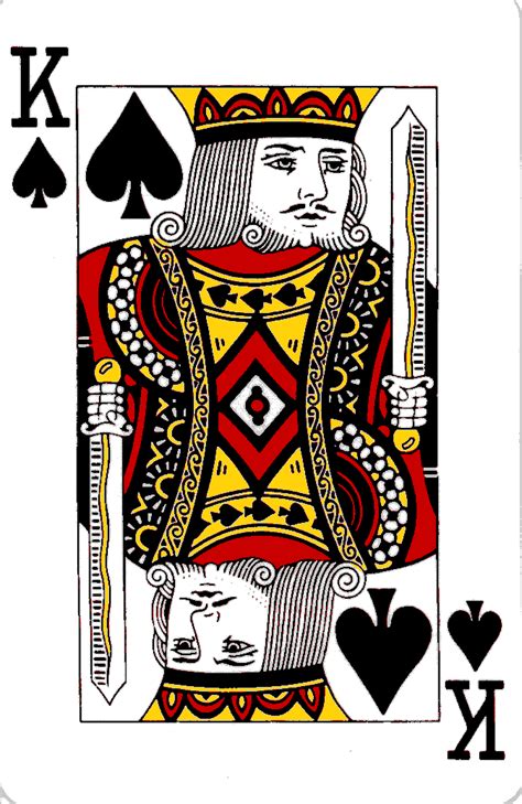 King Of Spades Playing Cards Design Card Tricks King Card