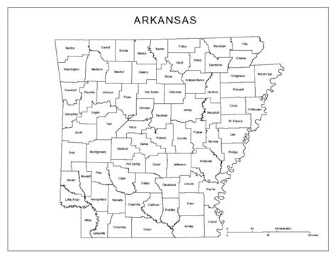 Printable Map Of Arkansas Free Printable Maps