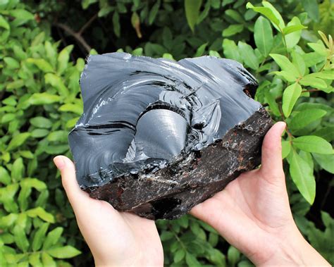 Massive Rough Black Obsidian Natural Crystals Choose Size 3 12