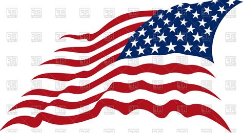 Download Waving American Flag Vector at GetDrawings | Free download