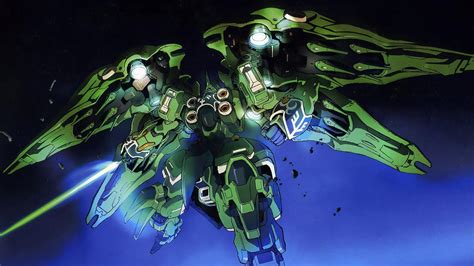 Green Gundam Mobile Suit Gundam Unicorn Gundam Mech Hd Wallpaper