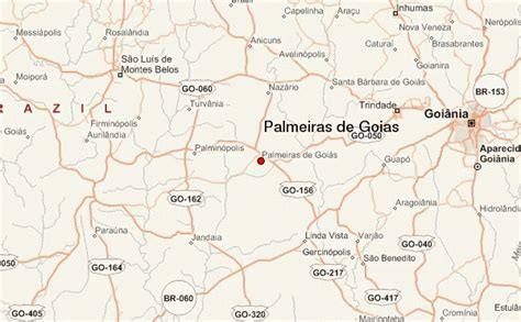 Navegue pelo mapa de goiás. Guía Urbano de Palmeiras de Goias