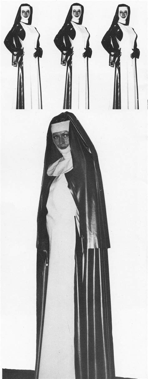 Vintage Latex Nun Kinky Clothes Latex Hood Femdom Bizarre Vintage Art Raincoat Darth Vader