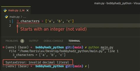 SyntaxError Invalid Decimal Literal In Python Solved Bobbyhadz