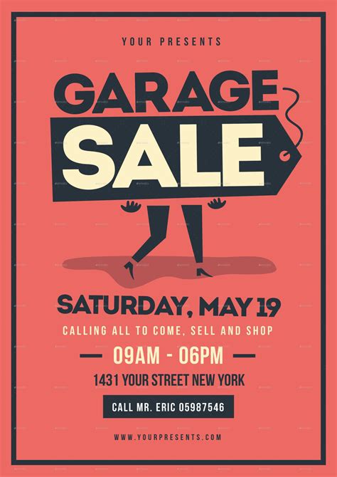 Garage Sale Poster Template