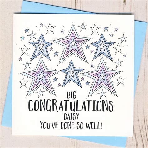 Hand Finished Congratulations Card