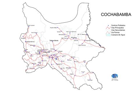 Mapa De Cochabamba