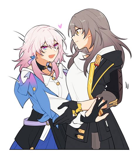 Trailblazer March 7th And Stelle Honkai And 1 More Drawn By Natsuki