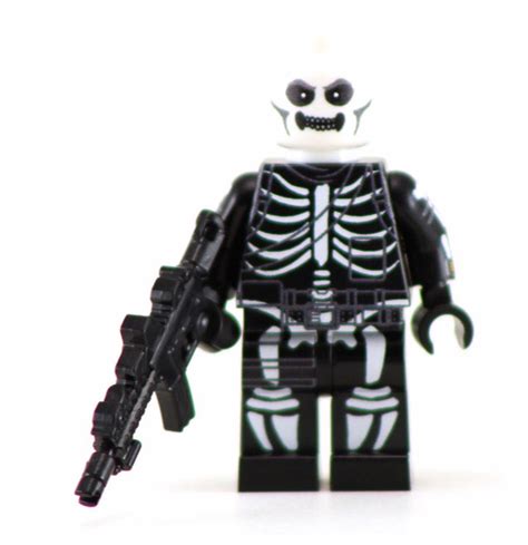 Skull Trooper Custom Printed Lego Inspired Fortnite Minifigure