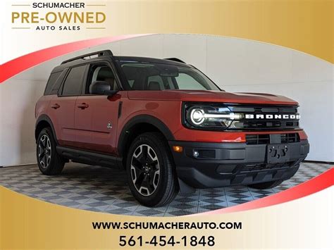 2022 Bronco Sport Outer Banks Hot Pepper Red Tinted Clearcoat Used