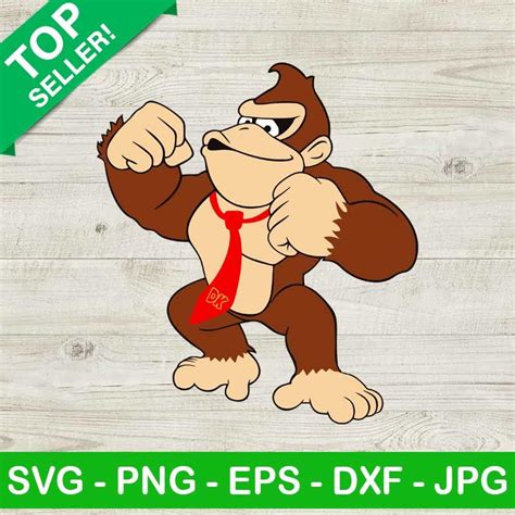 Donkey Kong SVG Kong Country SVG Donkey Kong Mario Bros SVG Donkey