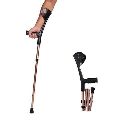 Crutch Folding Elbow Aluminum Alloy Four Folds Elbow