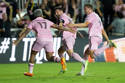 Lionel Messi Scores Dramatic Game Winning Goal In His Inter Miami Debut