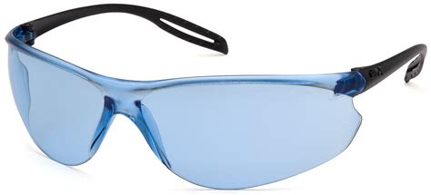 radians rad sequel safety glasses with light blue lens