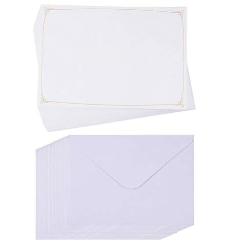 Envelopes For 5x7 Cards Walmart Hamilco Linen Card Stock Folded Blank