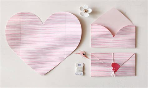 How To Make Heart Shaped Envelopes This Valentines Day Cute Love