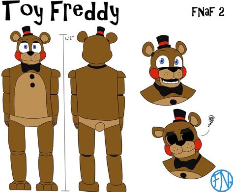 Toy Freddy Reference Sheet by FNAFNations.deviantart.com ...