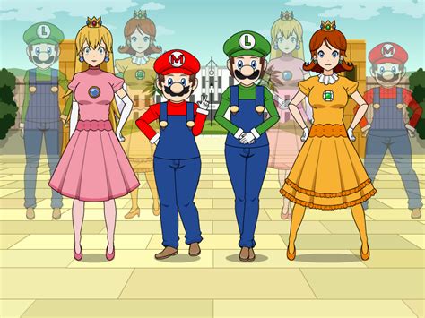 I am in need of some ideas for a swap. Switching in the Mushroom Kingdom Part 2 by Widowmaker-Evan on DeviantArt