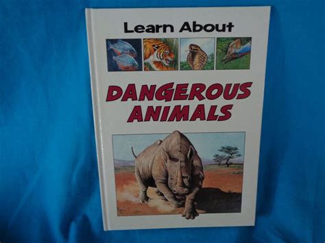 Vintage 1990 Learn About Dangerous Animals Book By Bobbie Etsy