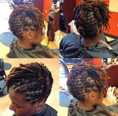 Medium length and long locs can be pulled up into a. Short dreadlocks for guys and ladies in Kenya: Styling ...
