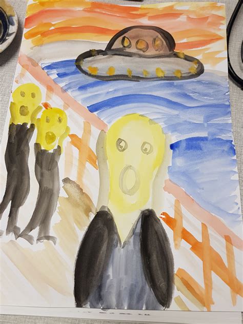 Ulekunst Kunst I Skolen Munchs Skrik På Egen Måte