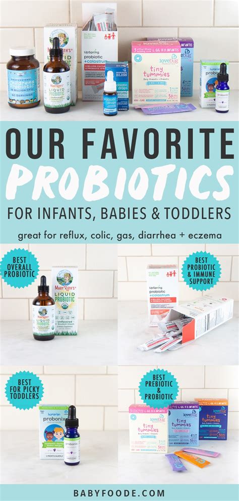 6 Best Probiotics For Infant Baby And Toddler Baby Foode